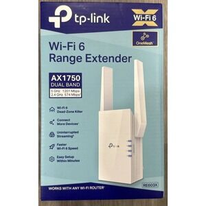 TP-LINK RE603X Wi-Fi Range Extender - White